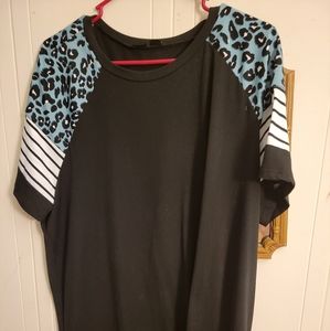 Leopard Print short sleeve shirt